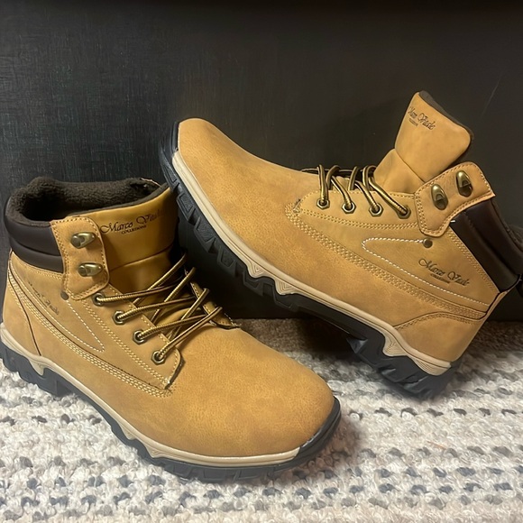 Marco Vitale Collezione Men’s Lace Up Boots Size 10 Like New - Picture 5 of 11